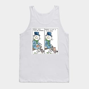 Dapper Cat - Nice costs nothing Tank Top